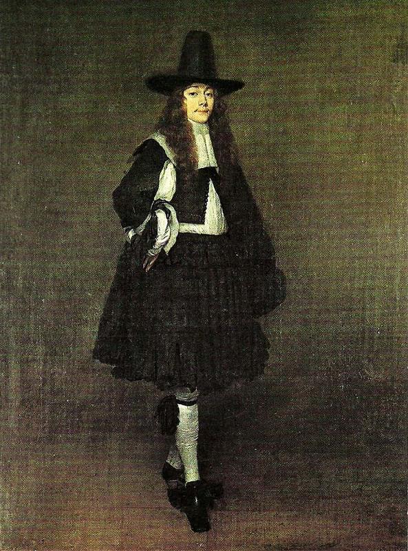 man in black, c, Gerard Ter Borch